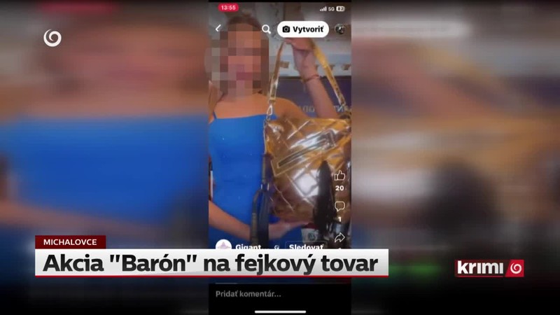 Akcia "Barón" na fejkový tovar