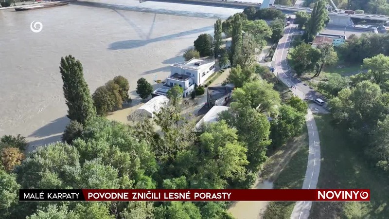 POVODNE ZNIČILI LESNÉ PORASTY