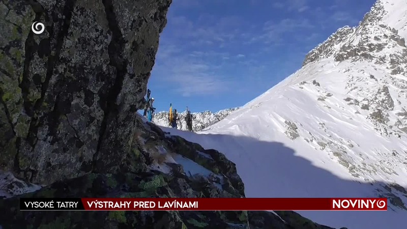 VÝSTRAHY PRED LAVÍNAMI