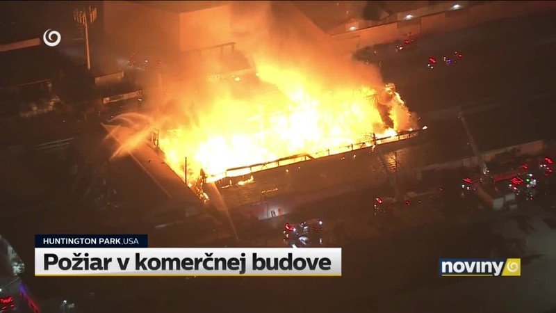 Požiar v komerčnej budove