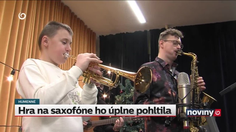 Hra na saxofóne ho úplne pohltila
