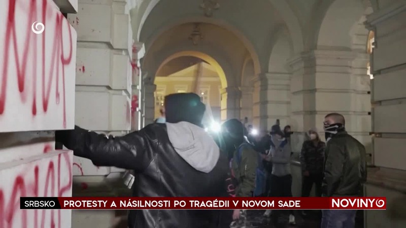 PROTESTY A NÁSILNOSTI PO TRAGÉDII V NOVOM SADE