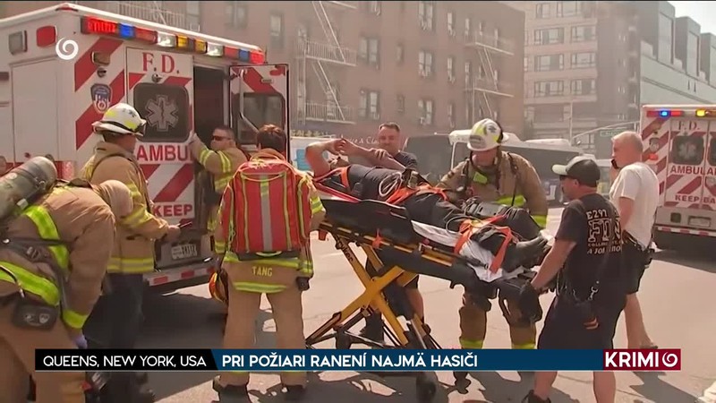 PRI POŽIARI RANENÍ NAJMÄ HASIČI