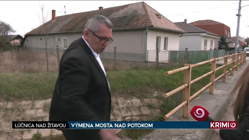VÝMENA MOSTA NAD POTOKOM