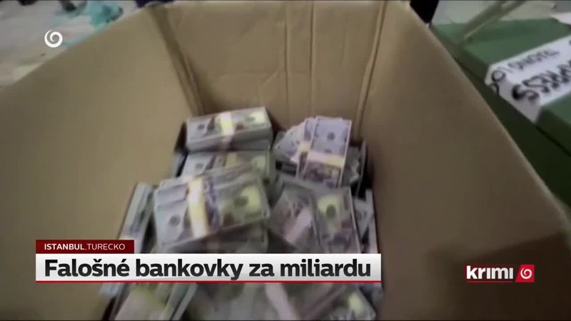 Falošné bankovky za miliardu