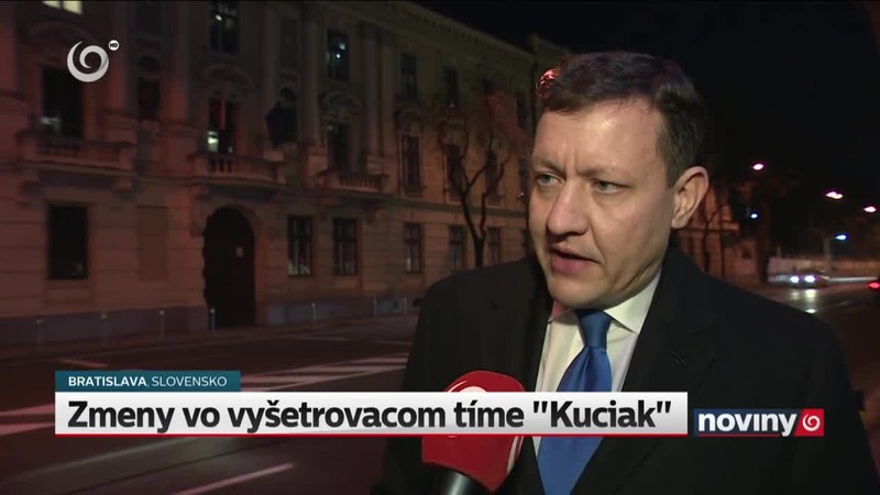 Zmeny vo vyšetrovacom tíme "Kuciak"
