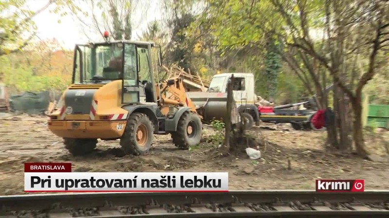 Pri upratovaní našli lebku