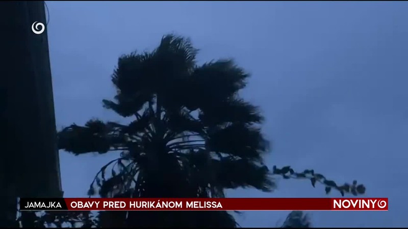 OBAVY PRED HURIKÁNOM MELISSA