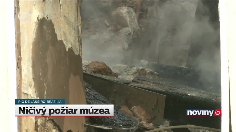 Ničivý požiar múzea