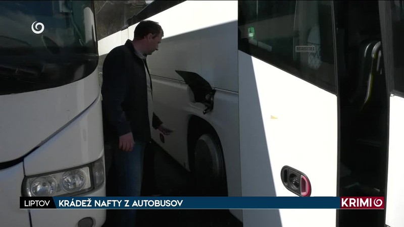 KRÁDEŽ NAFTY Z AUTOBUSOV