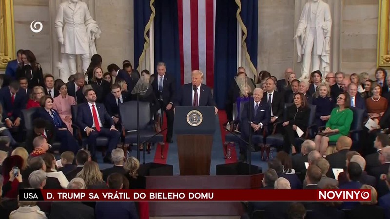 D. TRUMP SA VRÁTIL DO BIELEHO DOMU