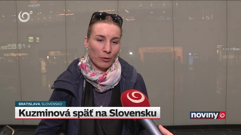 Kuzminová späť na Slovensku