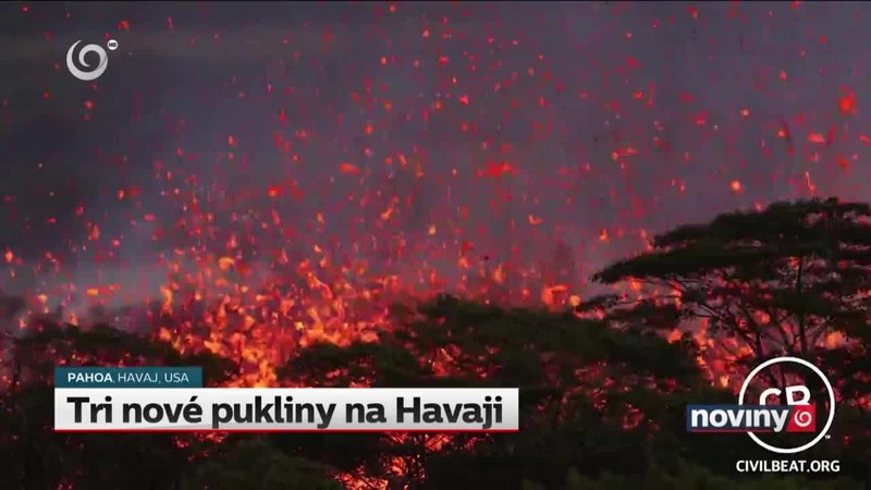 Tri nové pukliny na Havaji