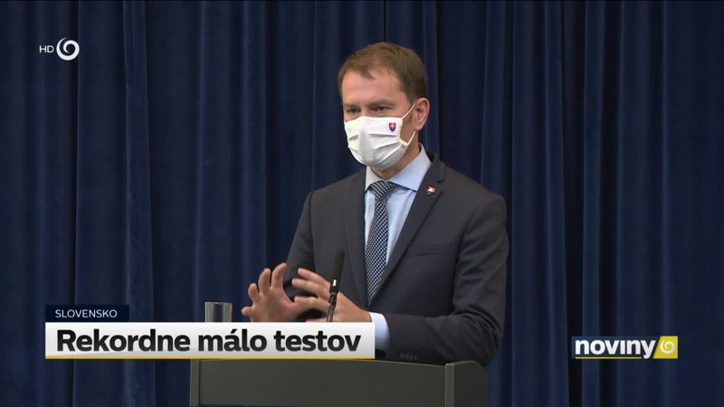 Rekordne málo testov