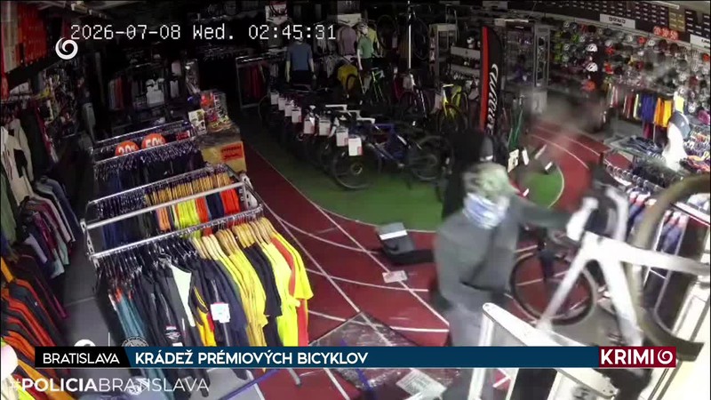 KRÁDEŽ PRÉMIOVÝCH BICYKLOV