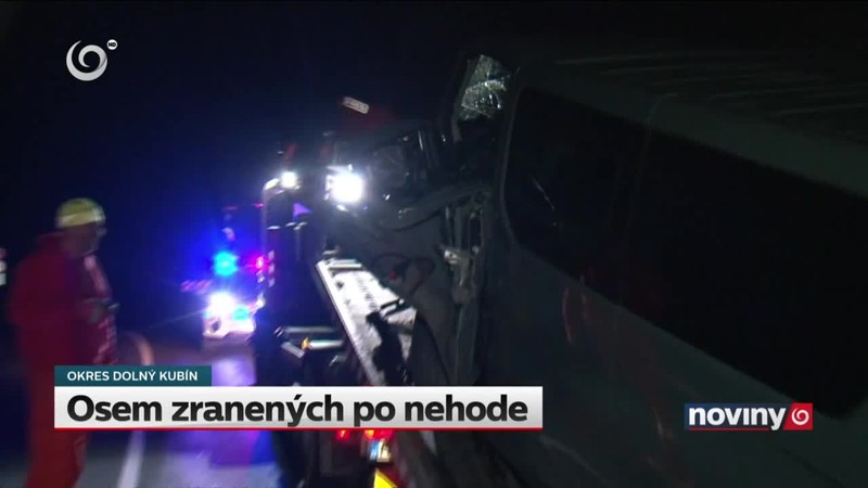 Osem zranených po nehode