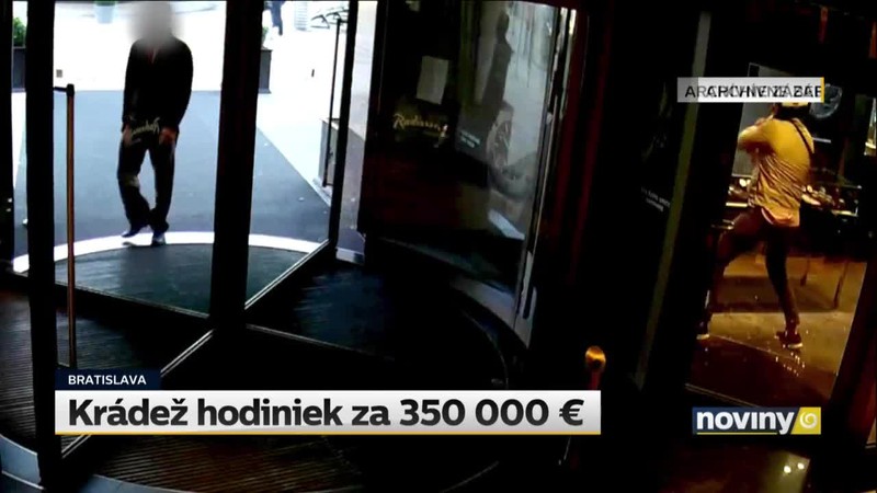 Krádež hodiniek za 350 000 €