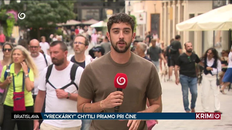 "VRECKÁRKY" CHYTILI PRIAMO PRI ČINE