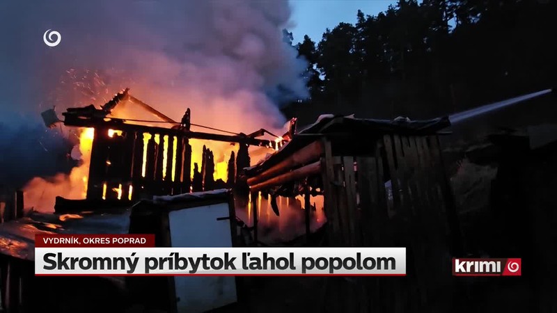 Skromný príbytok ľahol popolom