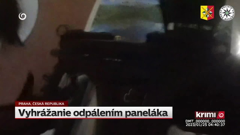 Vyhrážanie odpálením paneláka