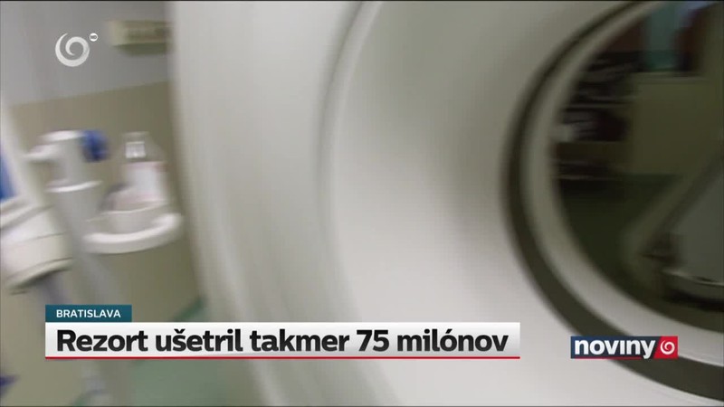 Rezort ušetril takmer 75 milónov
