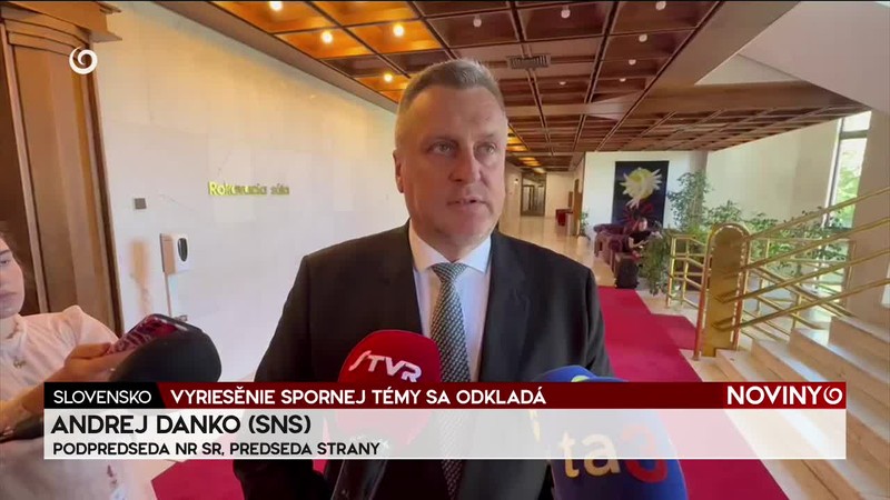 VYRIESĚNIE SPORNEJ TÉMY SA ODKLADÁ