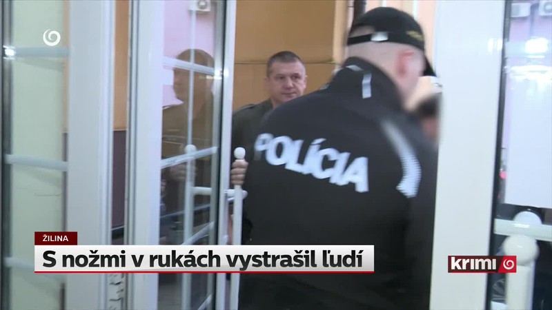 S nožmi v rukách vystrašil ľudí