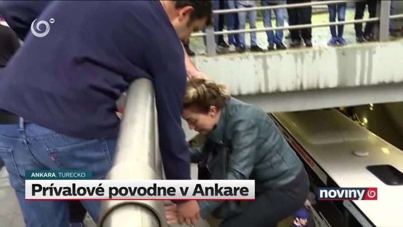 Prívalové povodne v Ankare