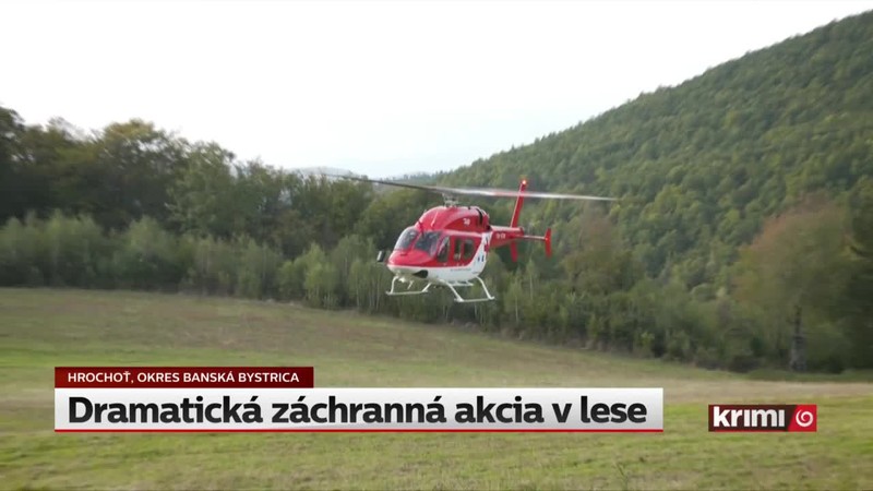 Dramatická záchranná akcia v lese