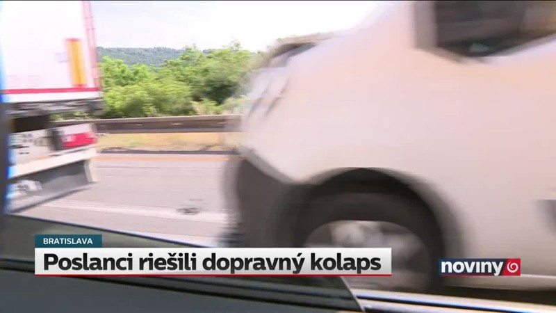 Poslanci riešili dopravný kolaps