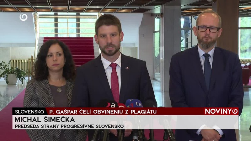 P. GAŠPAR ČELÍ OBVINENIU Z PLAGIÁTU