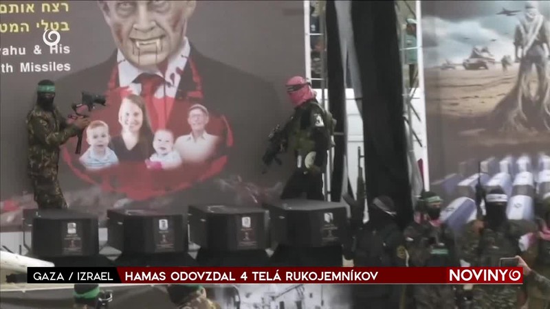 HAMAS ODOVZDAL 4 TELÁ RUKOJEMNÍKOV