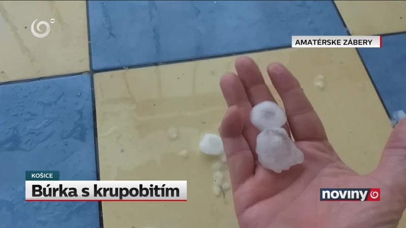 Búrka s krupobitím
