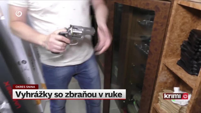 Vyhrážky so zbraňou v ruke