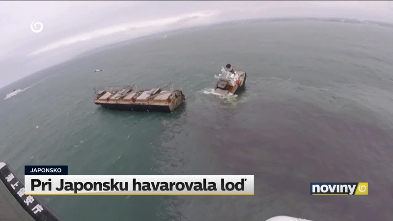 Pri Japonsku havarovala loď