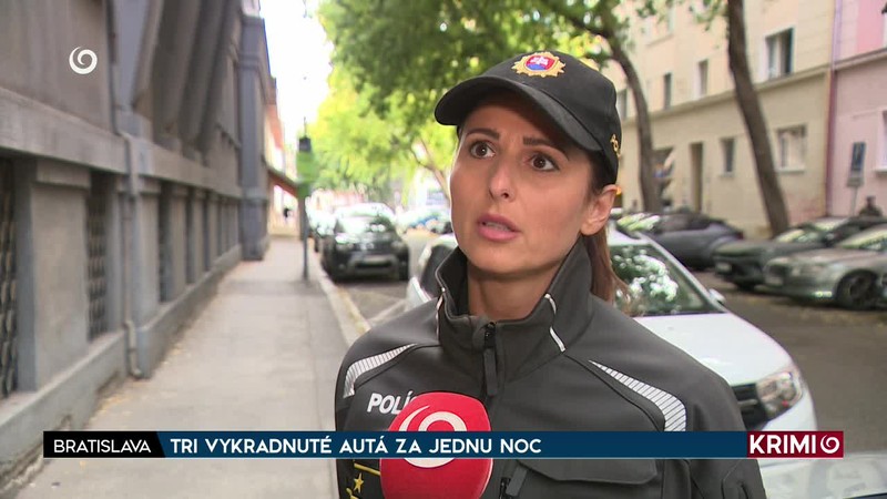 TRI VYKRADNUTÉ AUTÁ ZA JEDNU NOC