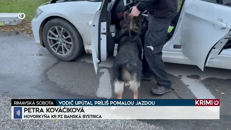 VODIČ UPÚTAL PRÍLIŠ POMALOU JAZDOU