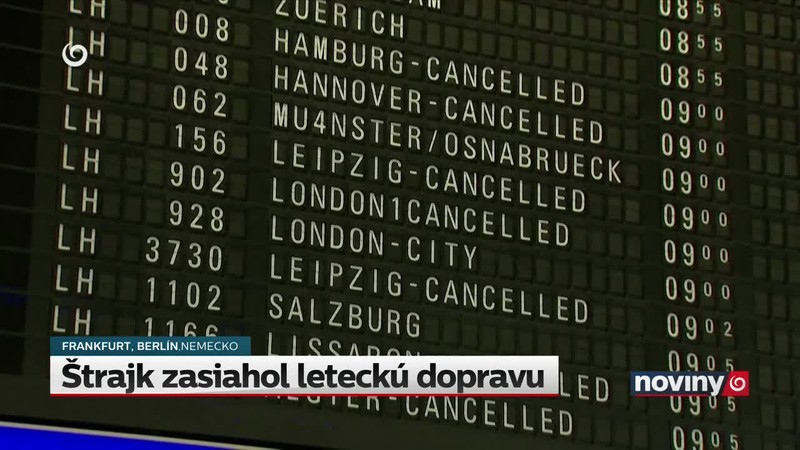 Štrajk zasiahol leteckú dopravu