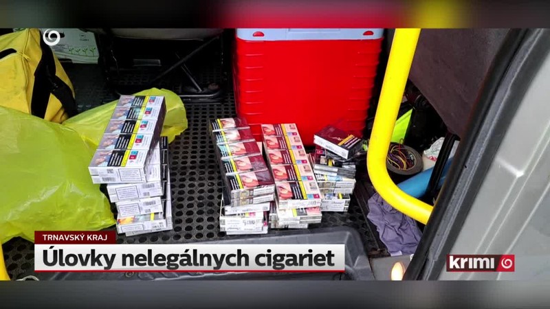 Úlovky nelegálnych cigariet