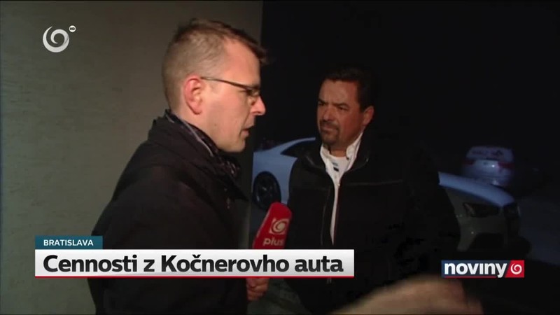 Cennosti z Kočnerovho auta