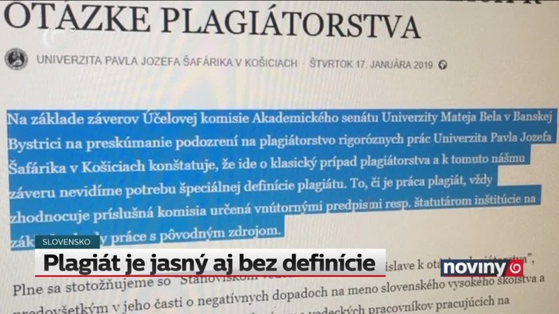 Plagiát je jasný aj bez definície