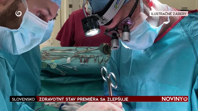 ZDRAVOTNÝ STAV PREMIÉRA SA ZLEPŠUJE