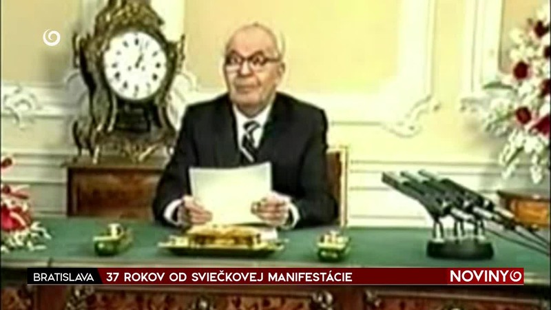 37 ROKOV OD SVIEČKOVEJ MANIFESTÁCIE