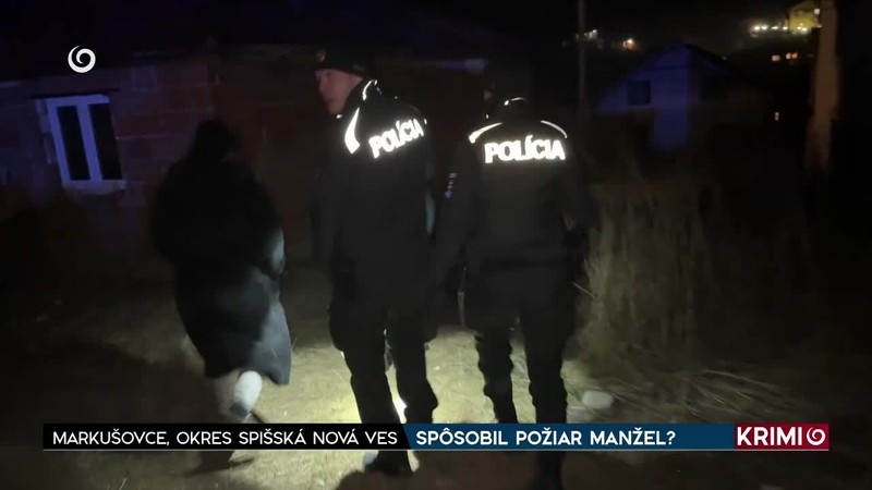 SPÔSOBIL POŽIAR MANŽEL?