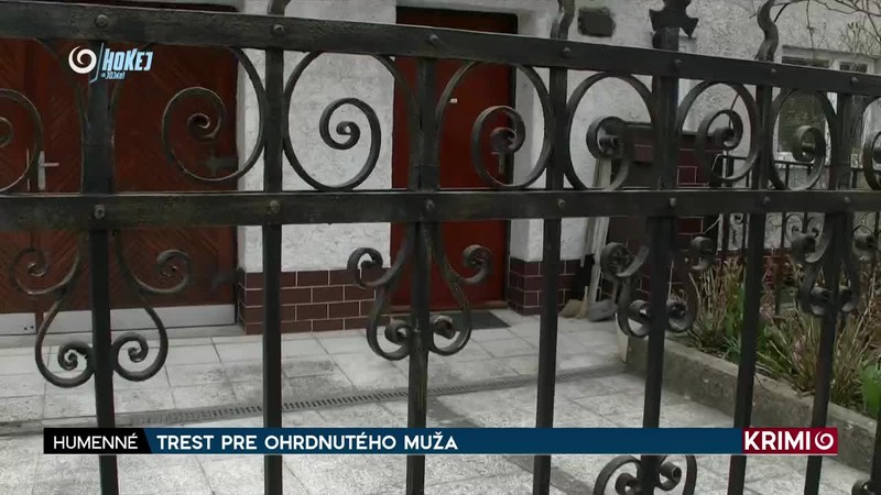 TREST PRE OHRDNUTÉHO MUŽA