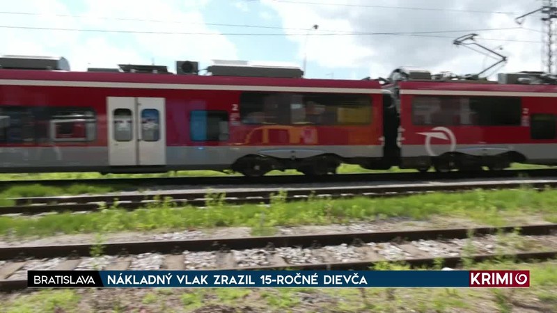 NÁKLADNÝ VLAK ZRAZIL 15-ROČNÉ DIEVČA