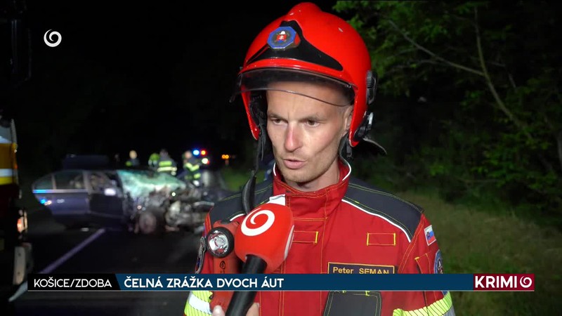 ČELNÁ ZRÁŽKA DVOCH ÁUT