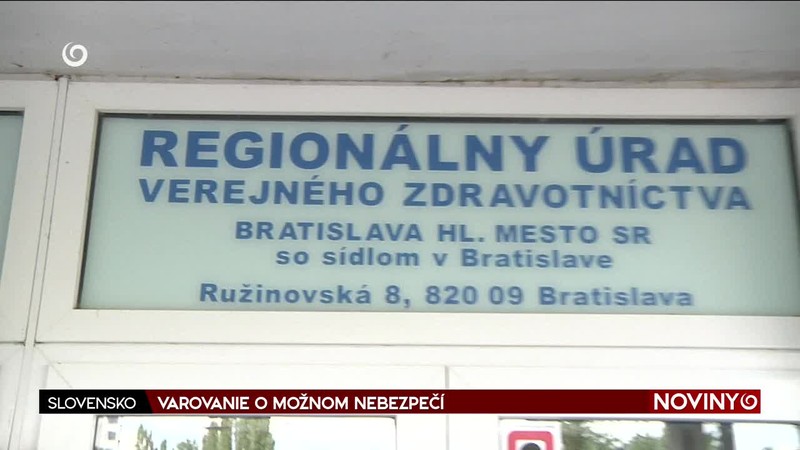 VAROVANIE O MOŽNOM NEBEZPEČÍ