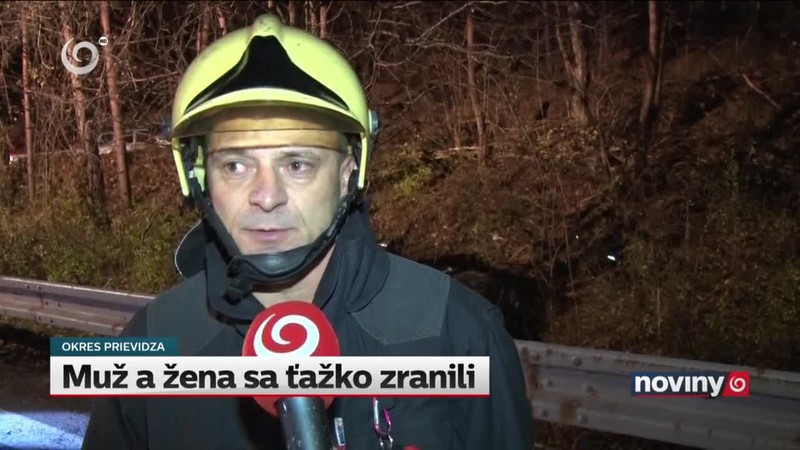Muž a žena sa ťažko zranili