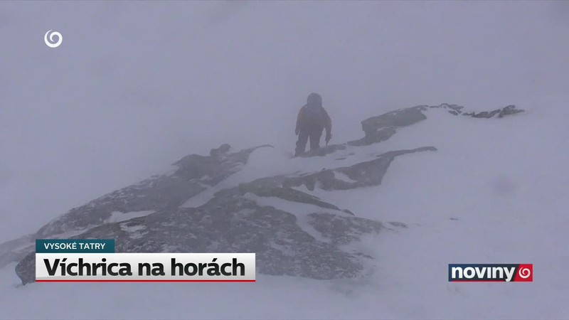 Víchrica na horách